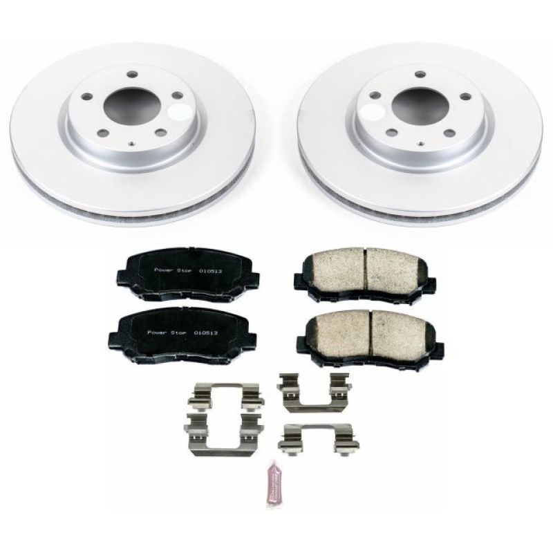 Power Stop 13-15 Mazda CX-5 Front Z17 Evolution Geomet Coated Brake Kit Brake Kits - Performance Blank PowerStop