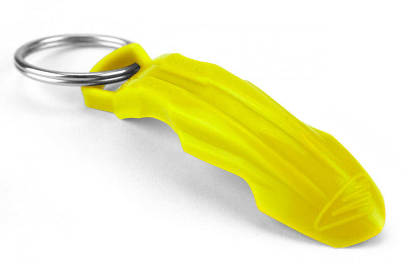 Cycra Key Ring with Fender - Yellow Marketing Cycra