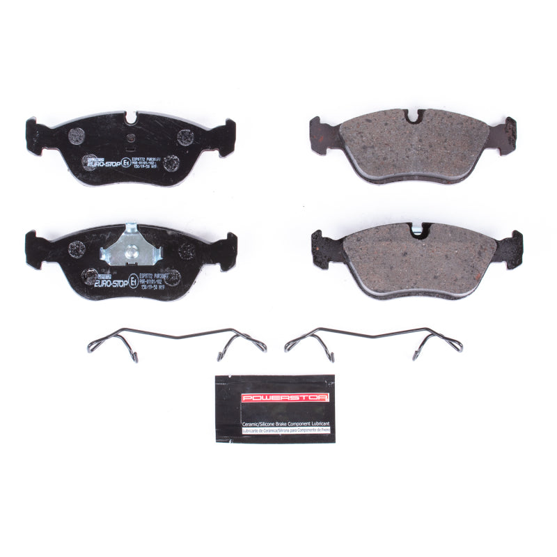 Power Stop 98-00 Volvo V70 Euro-Stop ECE-R90 Front Brake Pads Brake Pads - OE PowerStop