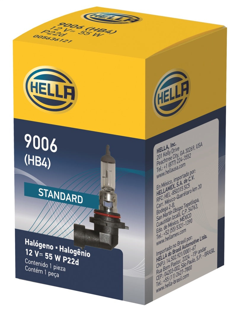 Hella 9006 12V 55W Halogen Bulb Bulbs Hella