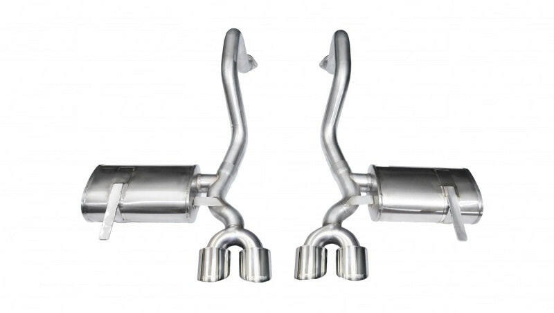Corsa 1997-2004 Chevrolet Corvette C5 Z06 5.7L V8 Polished Xtreme Axle-Back Exhaust Axle Back CORSA Performance