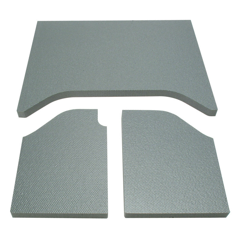 DEI 07-10 Jeep Wrangler JK 2-Door Boom Mat Headliner - 3 Piece - Gray Hard Top Accessories DEI