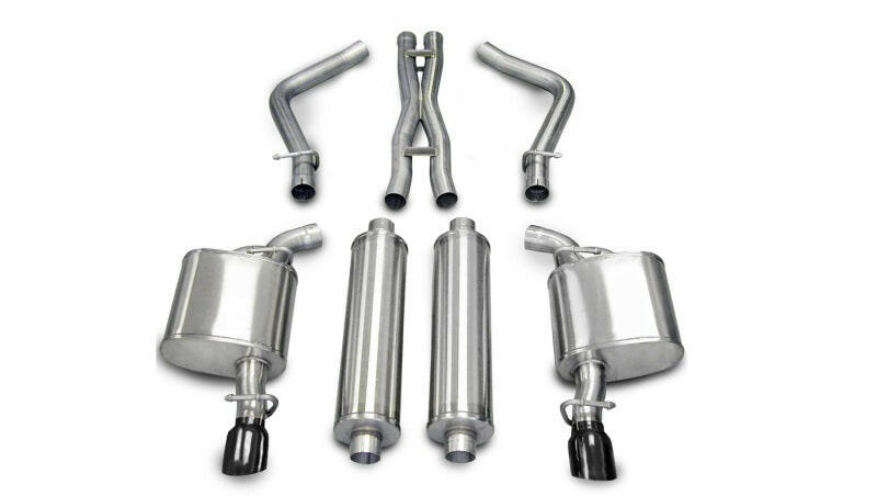 Corsa 2005-2010 Dodge Charger R/T 5.7L V8 Black Xtreme Cat-Back Exhaust Catback CORSA Performance