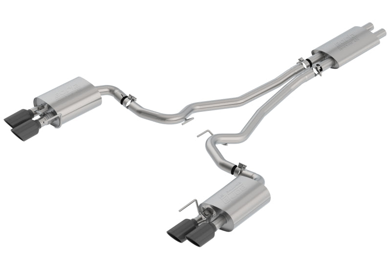 Borla 18-20 Ford Mustang GT 5.0L AT/MT ECE Cat-Back Exhaust w/ Active Valve (Fits Convertible) Catback Borla