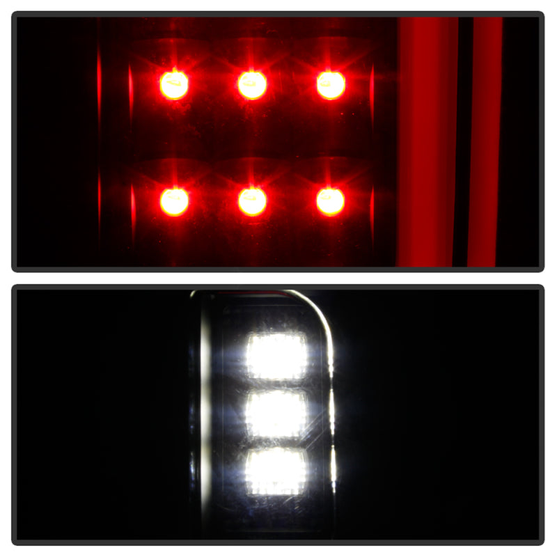 Spyder Chevy Silverado 19-20 (Do Not Fit Halogen Model) LED Tail Light Blk ALT-YD-CS19LED-BK Tail Lights SPYDER