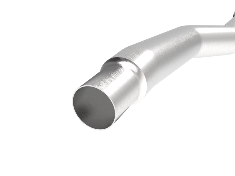 aFe Power Twisted Steel Down Pipe 3in 304 Stainless Steel w/ Cat 15-18 VW Golf R MKVII L4-2.0L (t) Headers & Manifolds aFe