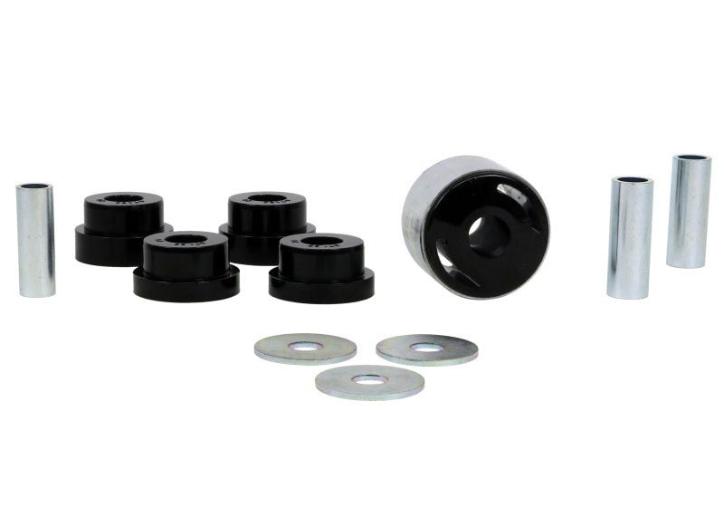 Whiteline 08-15 Mitsubishi Lancer Evo Rear Differential Mount Bushing Kit Differential Bushings Whiteline