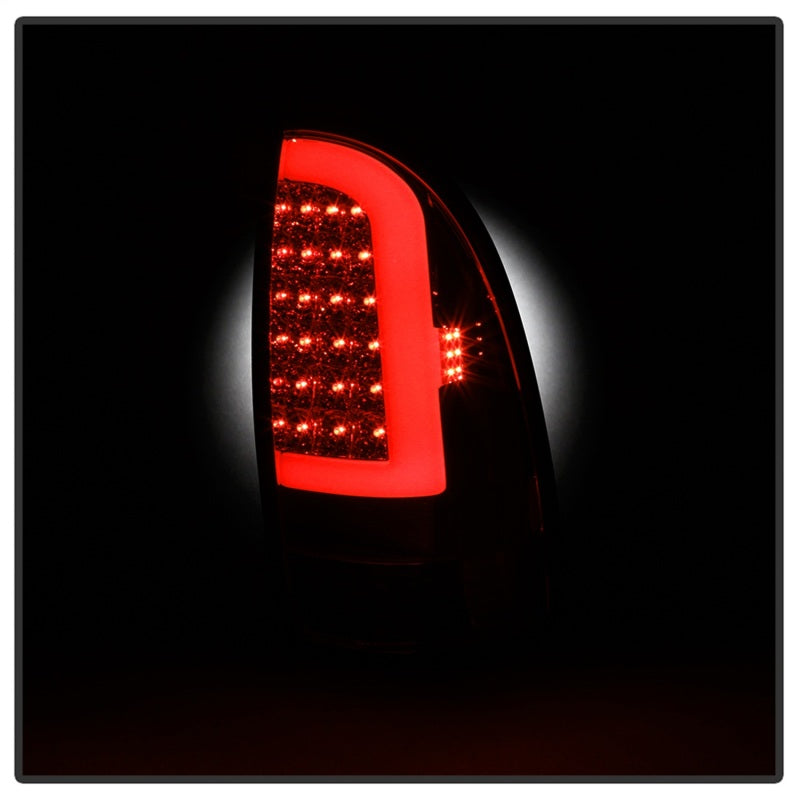 xTune 05-15 Toyota Tacoma (Excl Models w/LED) Light Bar LED Tail Lights -Chrm (ALT-ON-TT05-LBLED-C) Tail Lights SPYDER