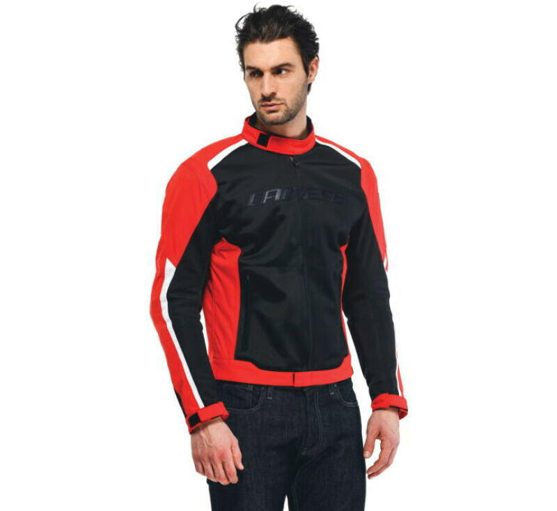 Dainese Hydraflux 2 Air D-Dry Jacket Black/Lava Red Size - 48 Jackets - Textile Dainese