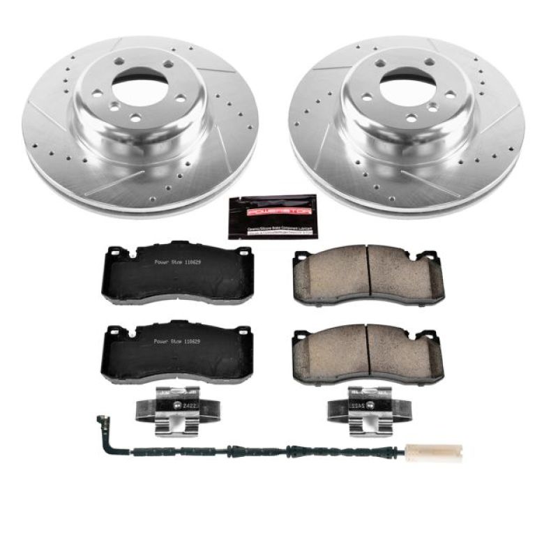 Power Stop 08-10 BMW 135i Front Z23 Evolution Sport Brake Kit Brake Kits - Performance D&S PowerStop