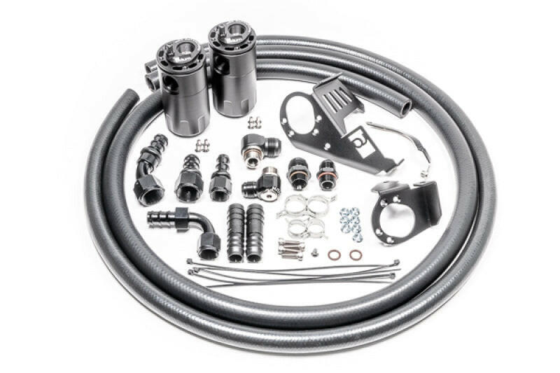 Radium Engineering Dual Catch Can Kit Subaru VB Fluid Lock Oil Catch Cans Radium Engineering