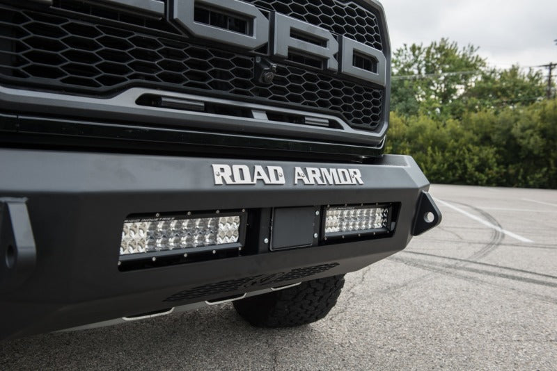 Road Armor 17-20 Ford Raptor Stealth Front Non-Winch Bumper - Tex Blk Bumpers - Steel Road Armor