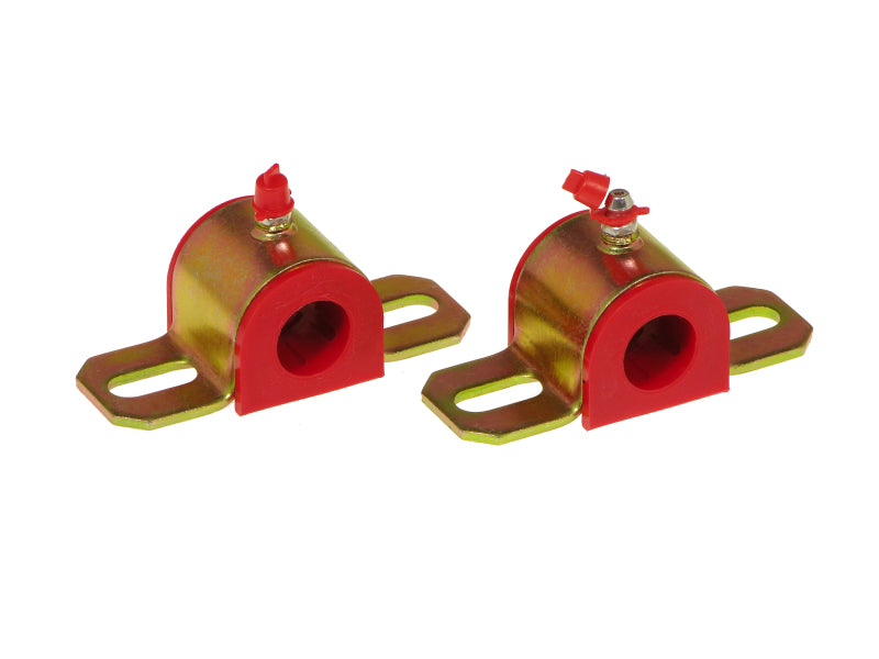 Prothane Universal Greasable Sway Bar Bushings - 3/4in - Type A Bracket - Red Sway Bar Bushings Prothane