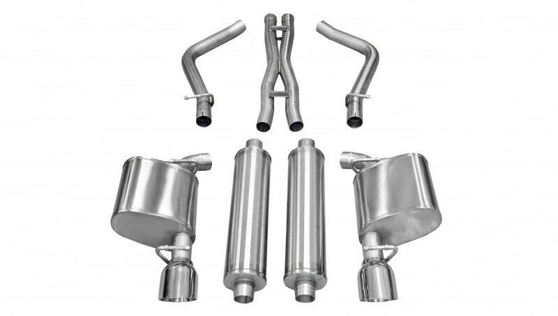 Corsa 2011-2013 Chrysler 300 R/T 5.7L V8 Polished Sport Cat-Back Exhaust Catback CORSA Performance