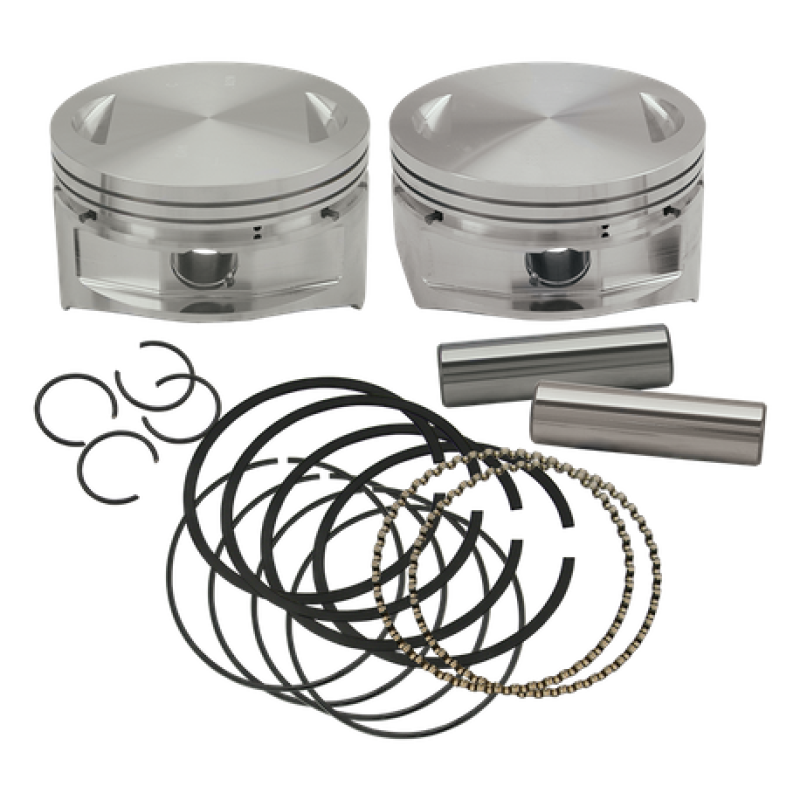 S&S Cycle 84-99 BT 4in x 4-1/2in Piston Set - .020in Piston Sets - Powersports S&S Cycle