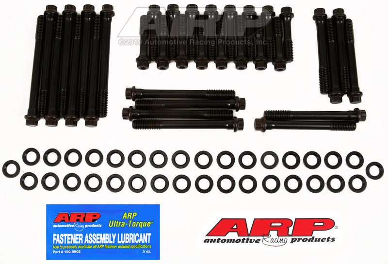 ARP SB Chevy V8 w/18A hi-port 12pt undercut head bolt kit Head Stud & Bolt Kits ARP