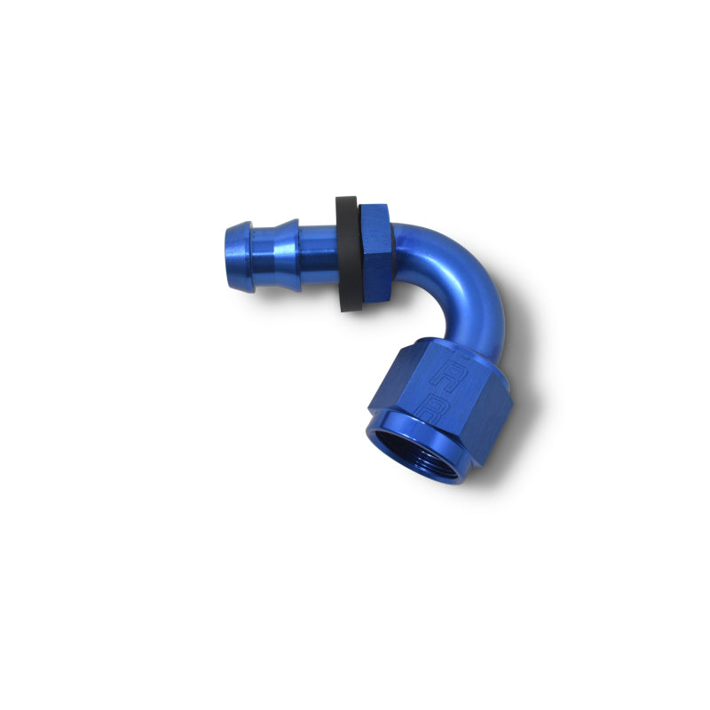 Russell Performance -6 AN Twist-Lok 120 Degree Hose End (9/16in Radius) Fittings Russell