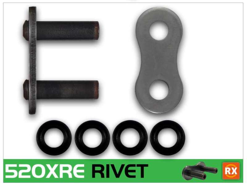 RK Chain 520XRE-RIVET NATURAL Chains RK Chain