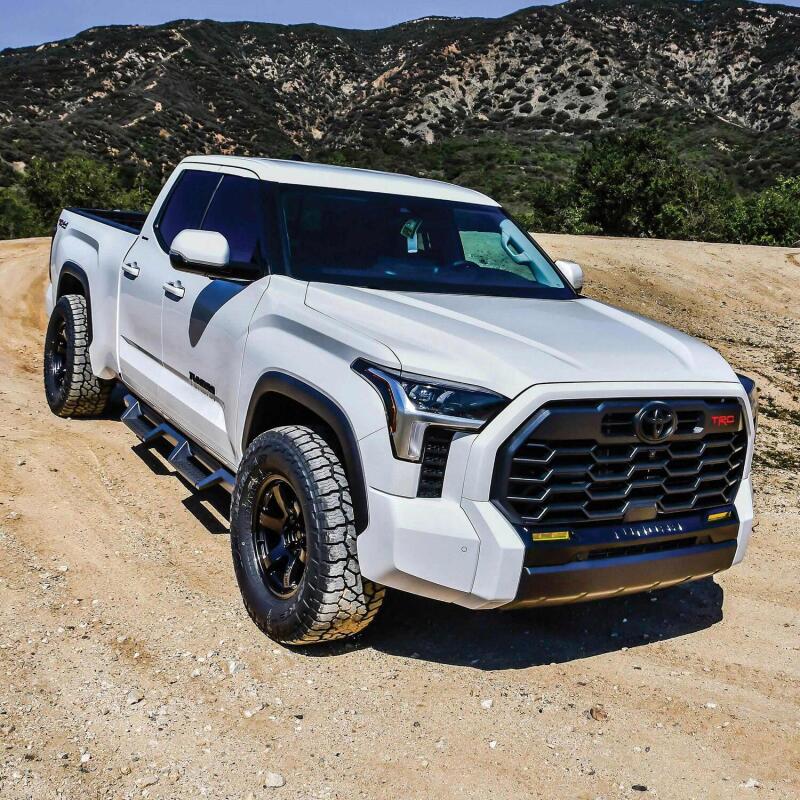 Westin/HDX 2022 Toyota Tundra Double Cab Drop Nerf Step Bars - Textured Black Nerf Bars Westin