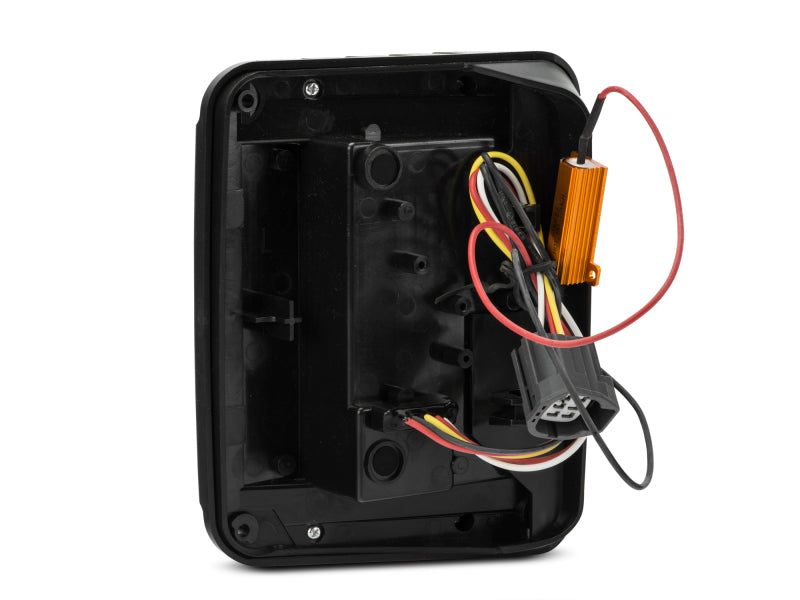 Raxiom 07-18 Jeep Wrangler JK LED Tail Lights- Black Housing (Smoked Lens) Tail Lights Raxiom