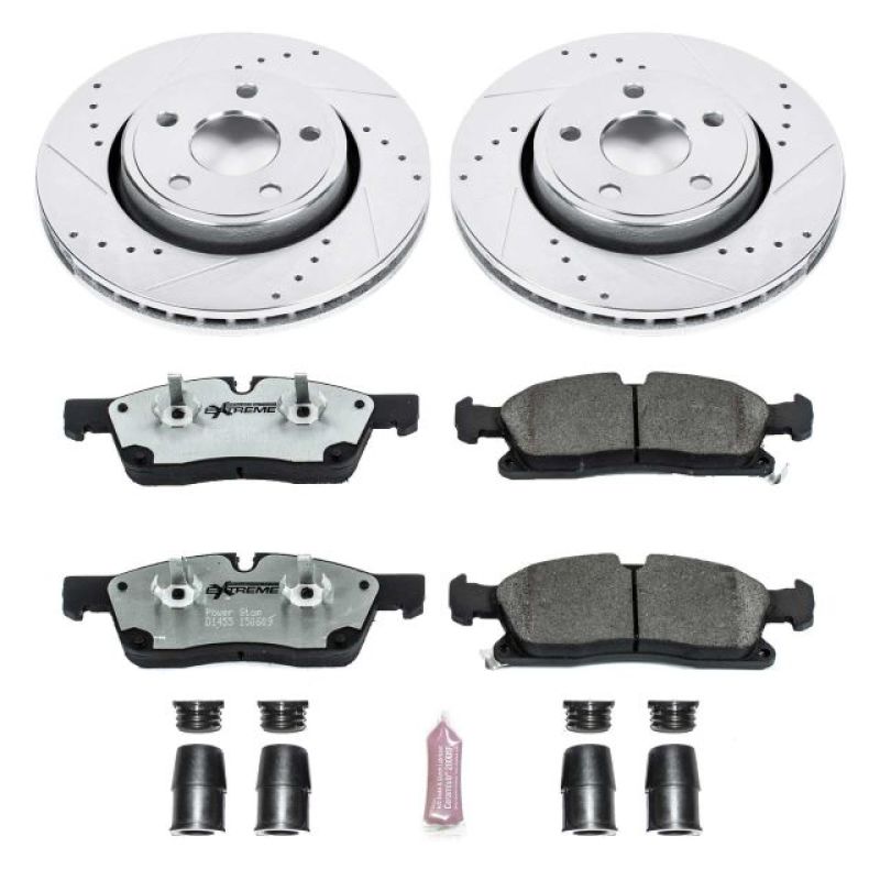 Power Stop 11-19 Dodge Durango Front Z26 Street Warrior Brake Kit Brake Kits - Performance D&S PowerStop