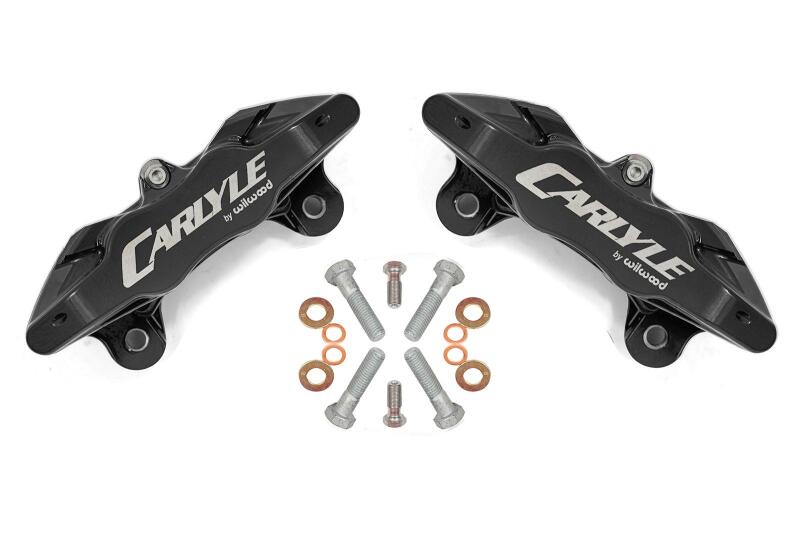 BMR 14-19 Chevrolet Corvette / 10-15 Camaro Brake Calipers Only for 15in Conversion Kit - Black Brake Hardware BMR Suspension