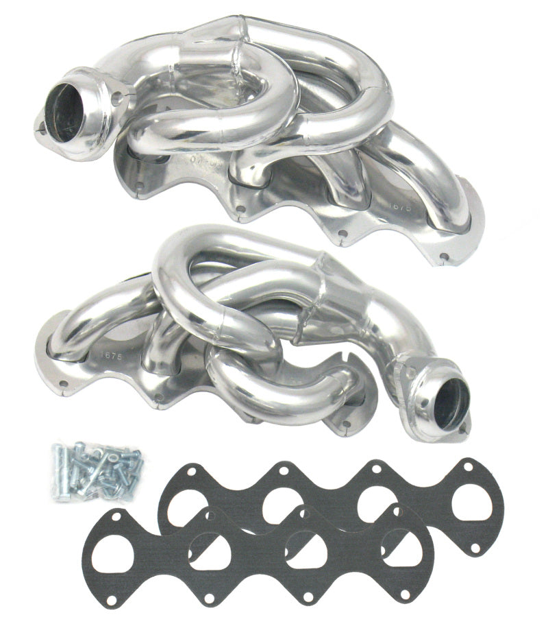 JBA 05-10 Ford Mustang 4.6L 3V 1-5/8in Primary Silver Ctd Cat4Ward Header Headers & Manifolds JBA