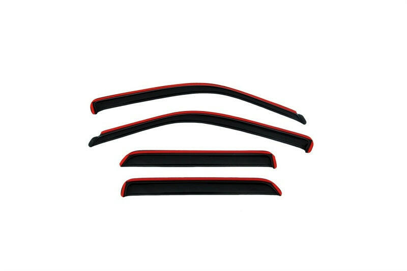 AVS 08-12 Ford Escape Ventvisor In-Channel Front & Rear Window Deflectors 4pc - Smoke Wind Deflectors AVS