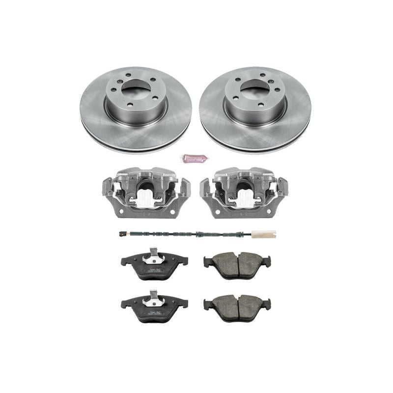 Power Stop 11-12 BMW 328i xDrive Front Autospecialty Brake Kit w/Calipers Brake Kits - OE PowerStop