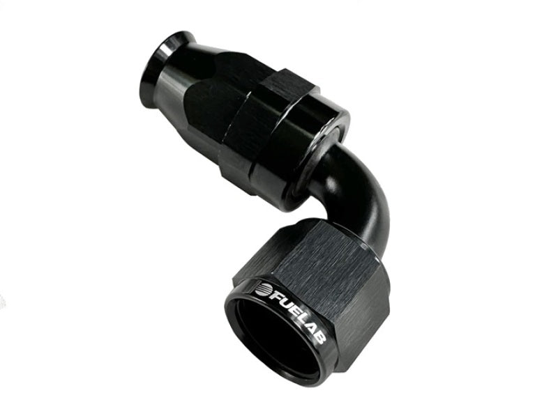 Fuelab PTFE Swivel Hose End Fitting - 90 Degree - 8AN Fittings Fuelab