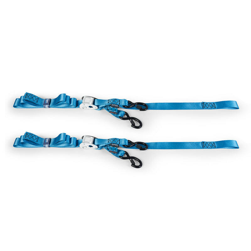 Borne Off-Road Cam Buckle Tie-Down Kit (2-Pack) Blue Cargo Tie-Downs Borne Off-Road
