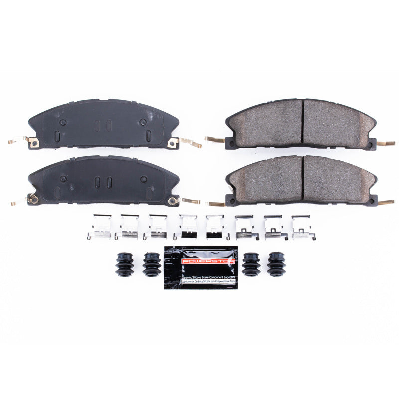 Power Stop 13-19 Ford Explorer Front Z23 Evolution Sport Brake Pads w/Hardware Brake Pads - Performance PowerStop