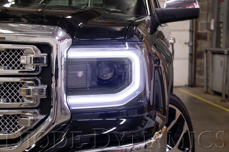 Diode Dynamics GMC Sierra LED Halos Switchback 16-18 Sierra 1500 Bulbs Diode Dynamics