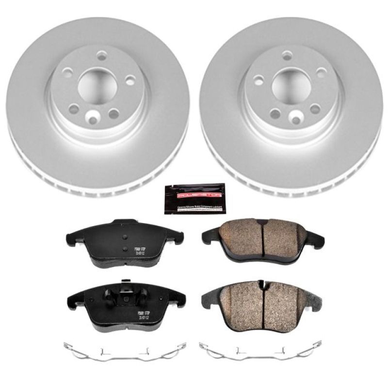Power Stop 11-14 Volvo S60 Front Z23 Evolution Sport Coated Brake Kit Brake Kits - Performance D&S PowerStop