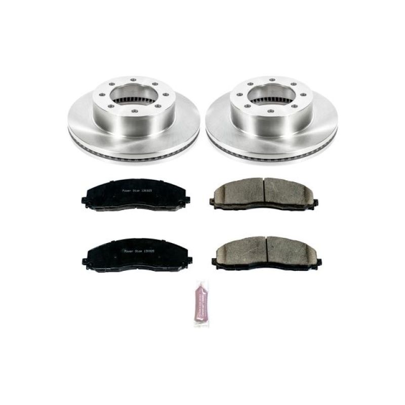 Power Stop 13-16 Ford F-450 Super Duty Front Autospecialty Brake Kit Brake Rotors - OE PowerStop
