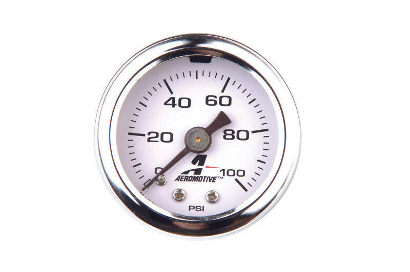 Aeromotive 0-100 PSI Fuel Pressure Gauge Gauges Aeromotive