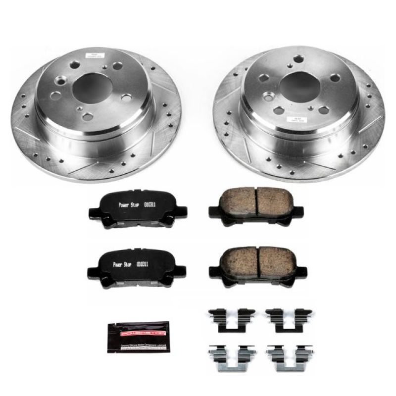 Power Stop 00-01 Toyota Camry Rear Z23 Evolution Sport Brake Kit Brake Kits - Performance D&S PowerStop