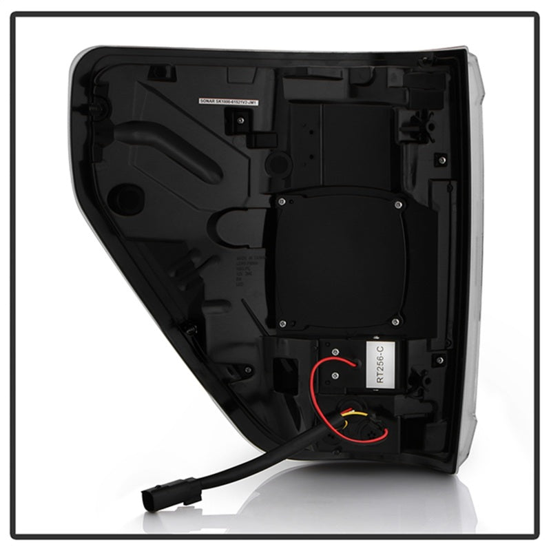 Spyder 21-23 Ford F150 (Factory Halogen) Light Bar LED Tail Lights - Black (ALT-YD-FF15021HAL-BK) Tail Lights SPYDER