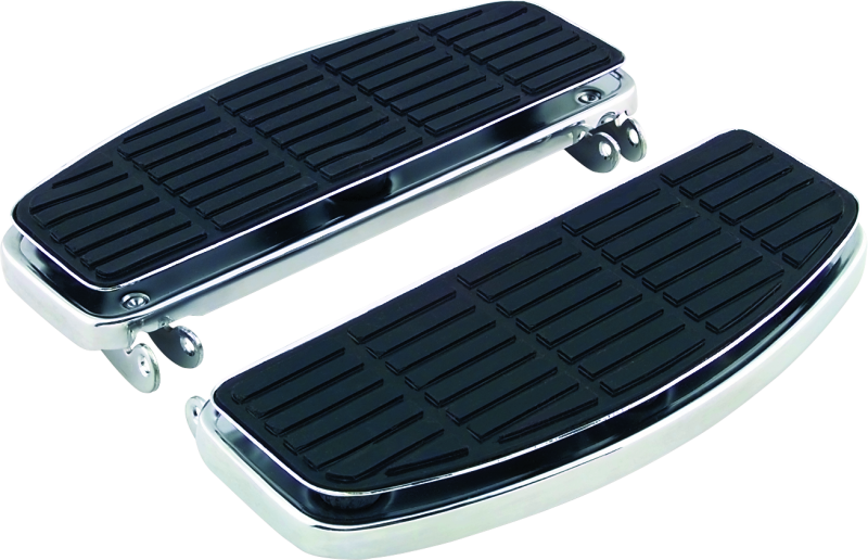 Bikers Choice 66-84 FL Chrome Late Style Floorboards Replaces H-D 50603-74TA Footpegs Bikers Choice