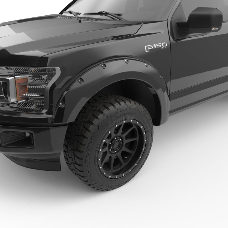 EGR 2018 Ford F150 Bolt-On Look Color Match Fender Flares - Set - Shadow Black Fender Flares EGR