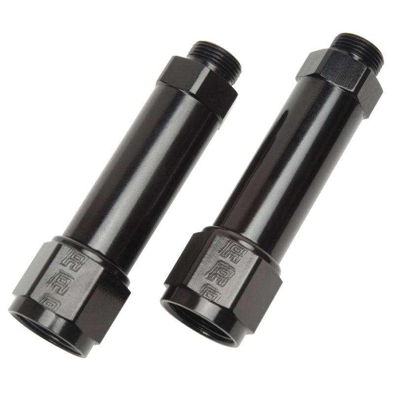 Russell Performance DEMON CARB INLET FITTING IN BLK/SLVR Fittings Russell