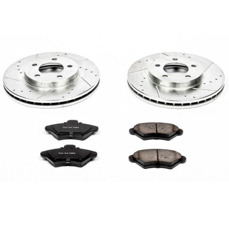Power Stop 93-97 Ford Thunderbird Front Z23 Evolution Sport Brake Kit Brake Kits - Performance D&S PowerStop
