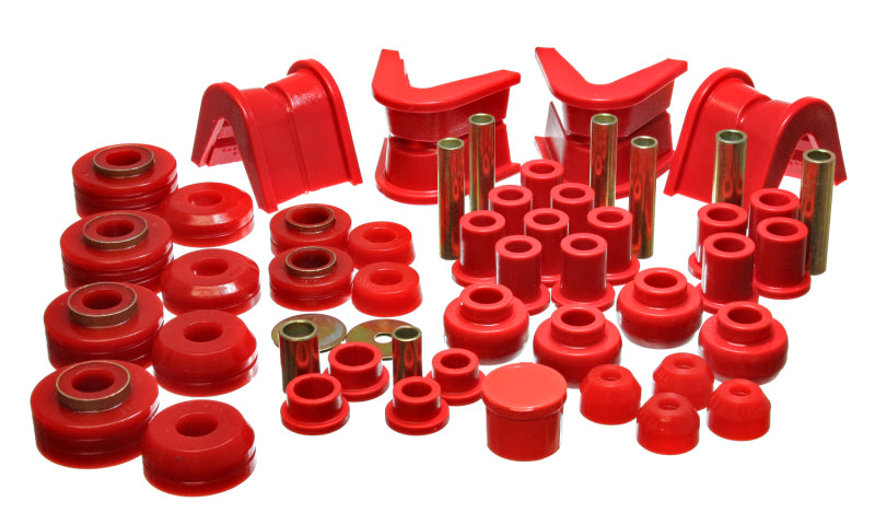 Energy Suspension 73-79 Ford F-150 Pickup 4WD Red Hyper-flex Master Bushing Set Bushing Kits Energy Suspension