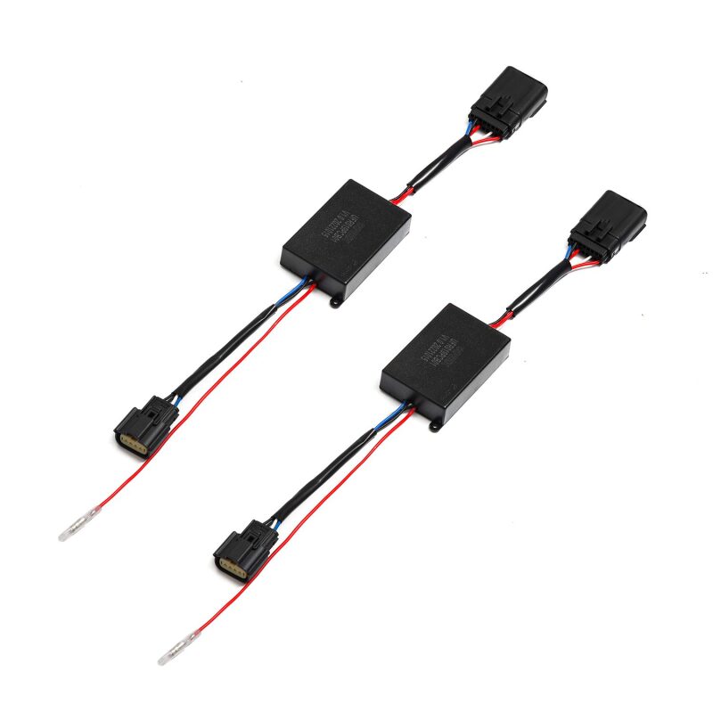 AlphaRex 21-22 Ford F-150 w/Factory LED Reflector Headlights to AR LED Proj Headlights Converters Wiring Connectors AlphaRex