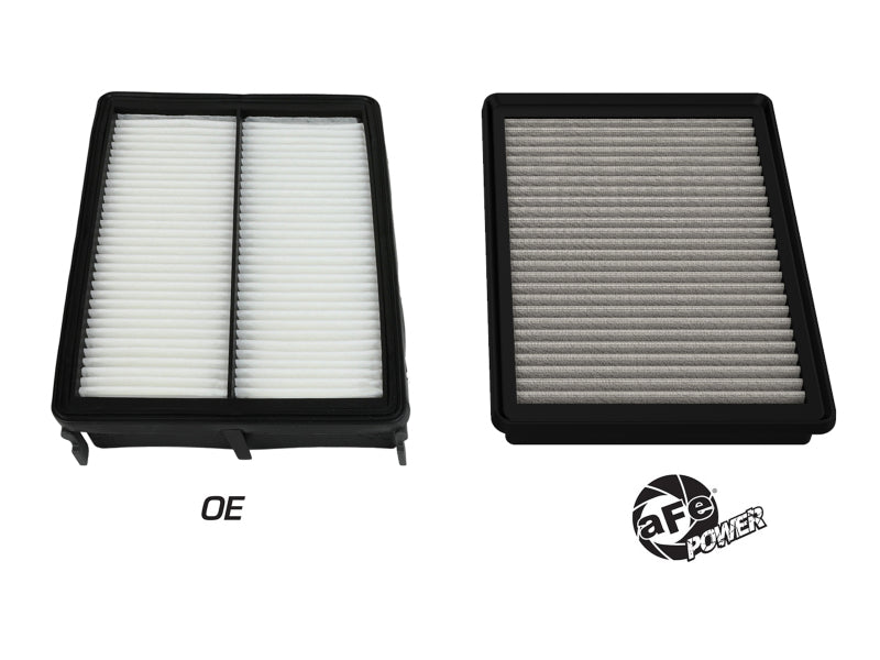 aFe Magnum FLOW OE Replacement Air Filter w/ Pro DRY S Media Hyundai Santa Fe 17-20 Air Filters - Direct Fit aFe