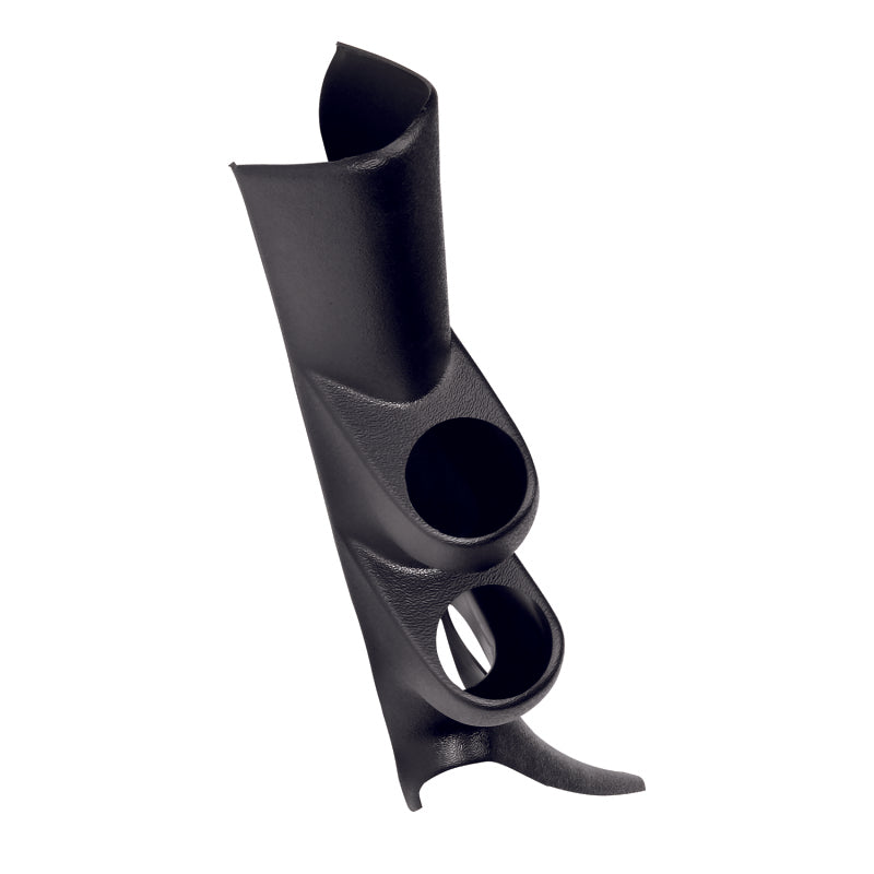 Autometer 99-06 Chevy Silverado/GMC Sierra/Duramax (w/ Speaker) 52mm Dual Pillar Pod Black Gauge Pods AutoMeter