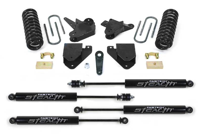 Fabtech 08-10 Ford F250 2WD V10 & Diesel 6in Basic Sys w/Stealth Lift Kits Fabtech