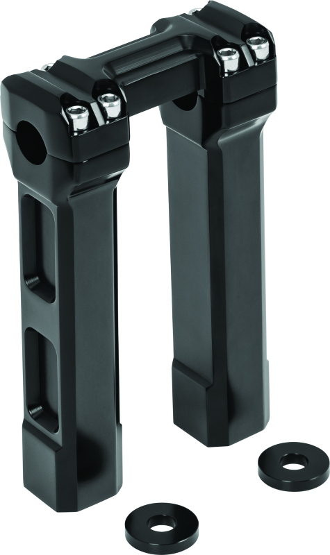 Kuryakyn 8inch Billet Handlebar Risers Black Handlebars Kuryakyn