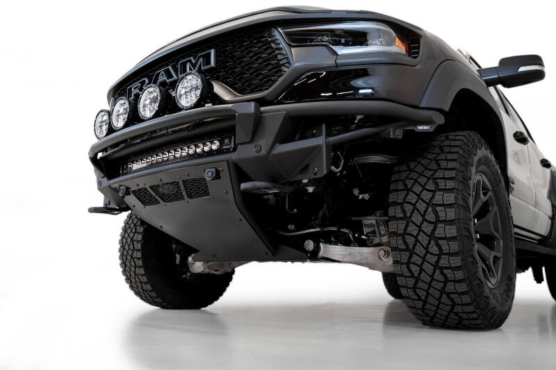Addictive Desert Designs 2021 Dodge RAM 1500 TRX PRO Bolt-On Front Bumper w/ Sensors Bumpers - Steel Addictive Desert Designs