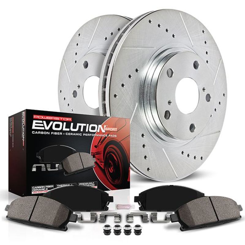 Power Stop 20-22 Lincoln Aviator Rear Z23 Evolution Brake Kit Brake Kits - Performance D&S PowerStop